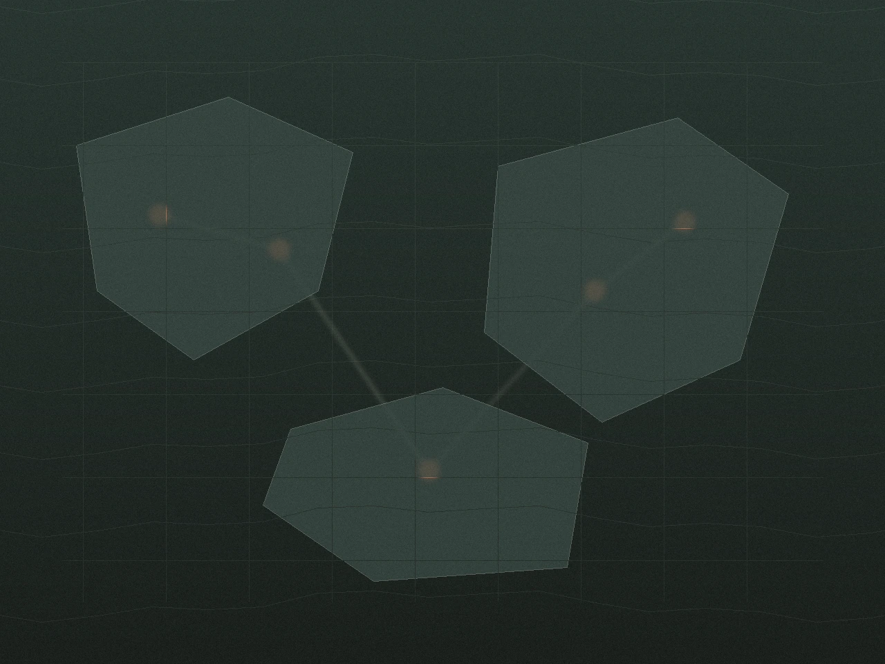 A weathered world map with coastlines, sigils, and glowing routes between marked regions.
